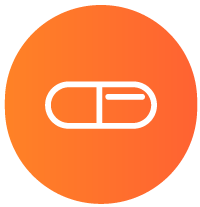 CBD Finished Softgels orange Molecular Health Technologies